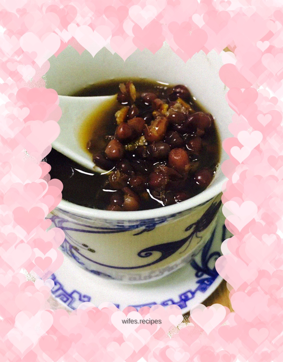 Tangerine peel and red bean paste