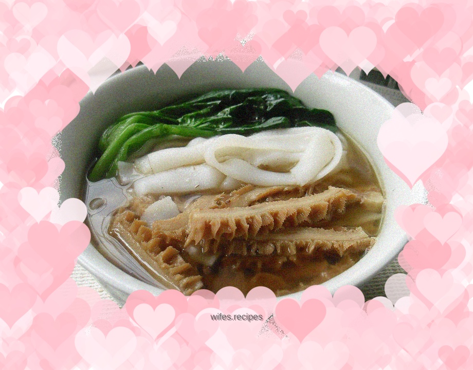 Beef Tripe Rice Noodles