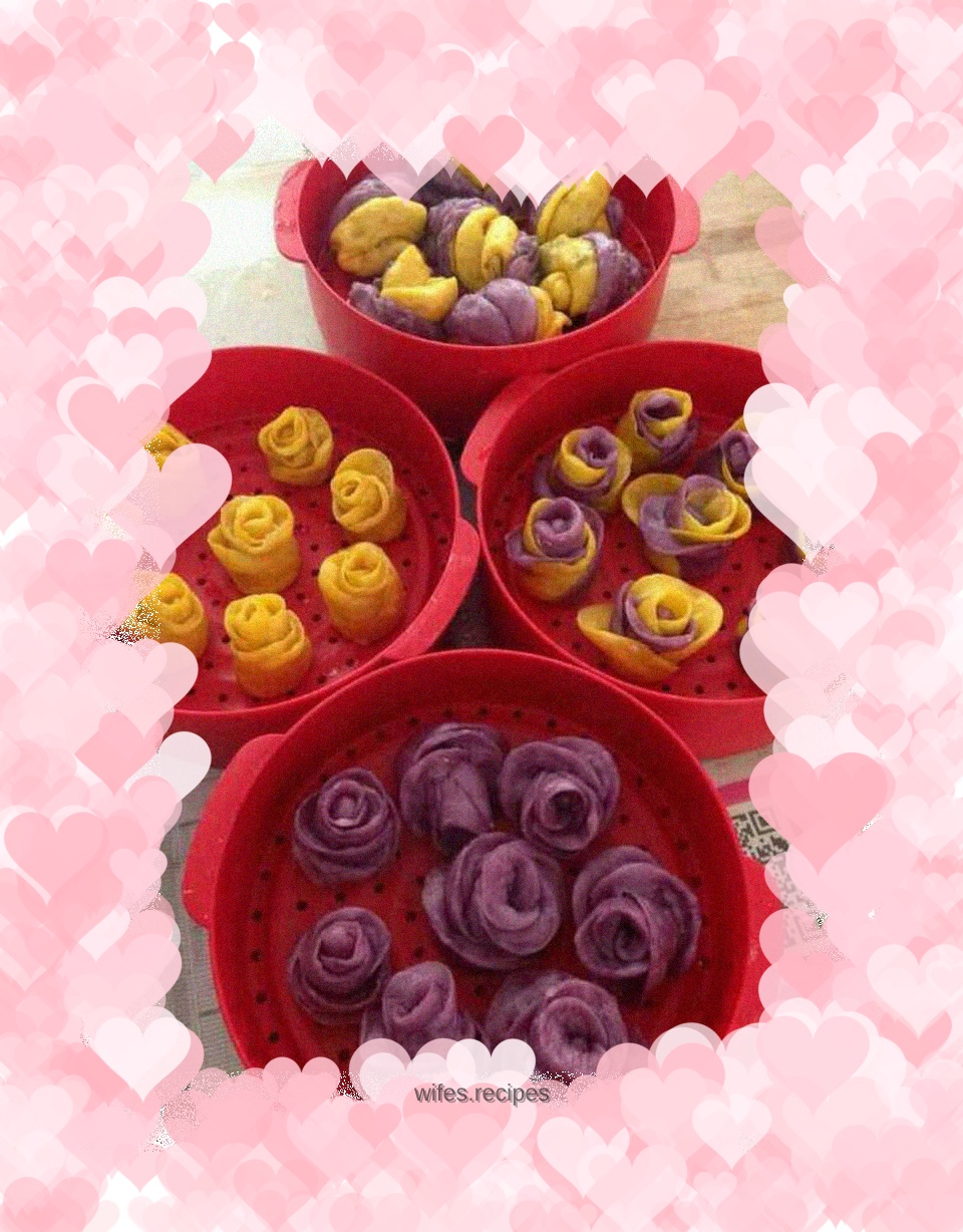 Rose Steamed Buns