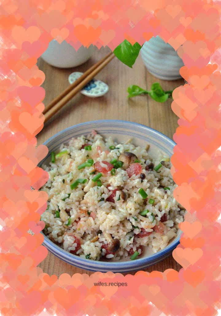 Mushroom and Sausage Fried Rice