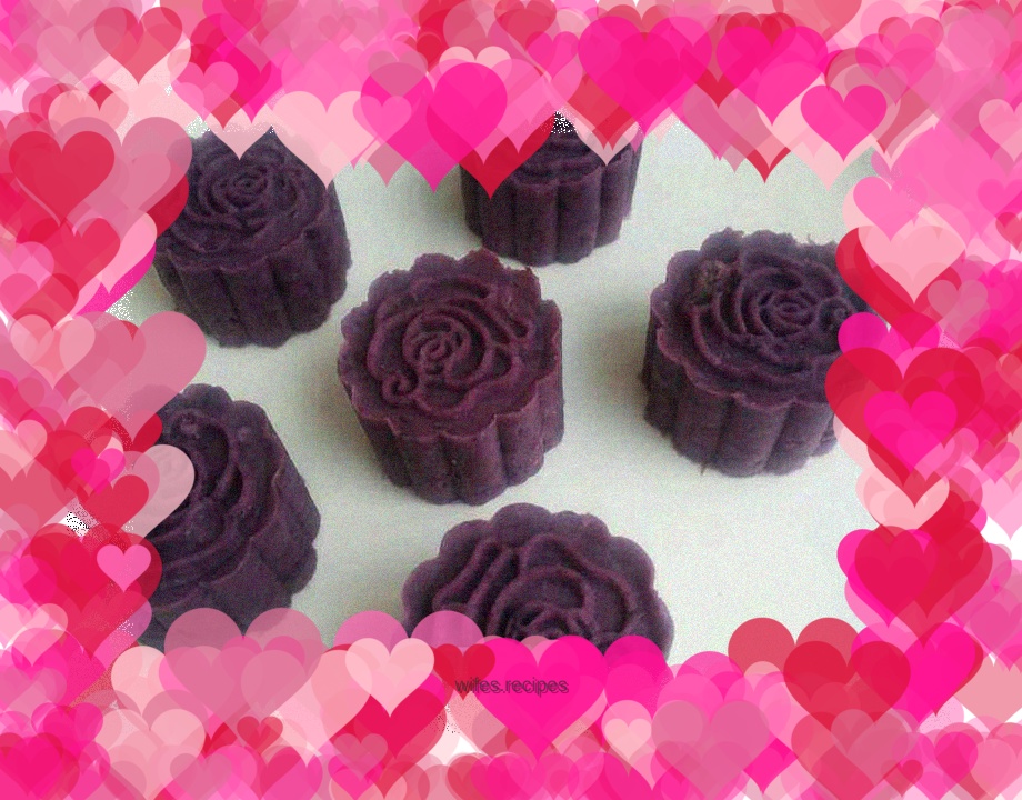 Purple sweet potato cake