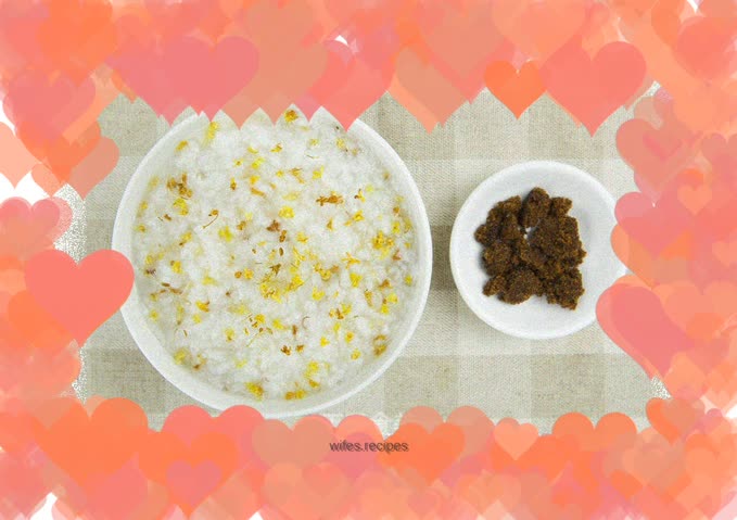 Osmanthus porridge
