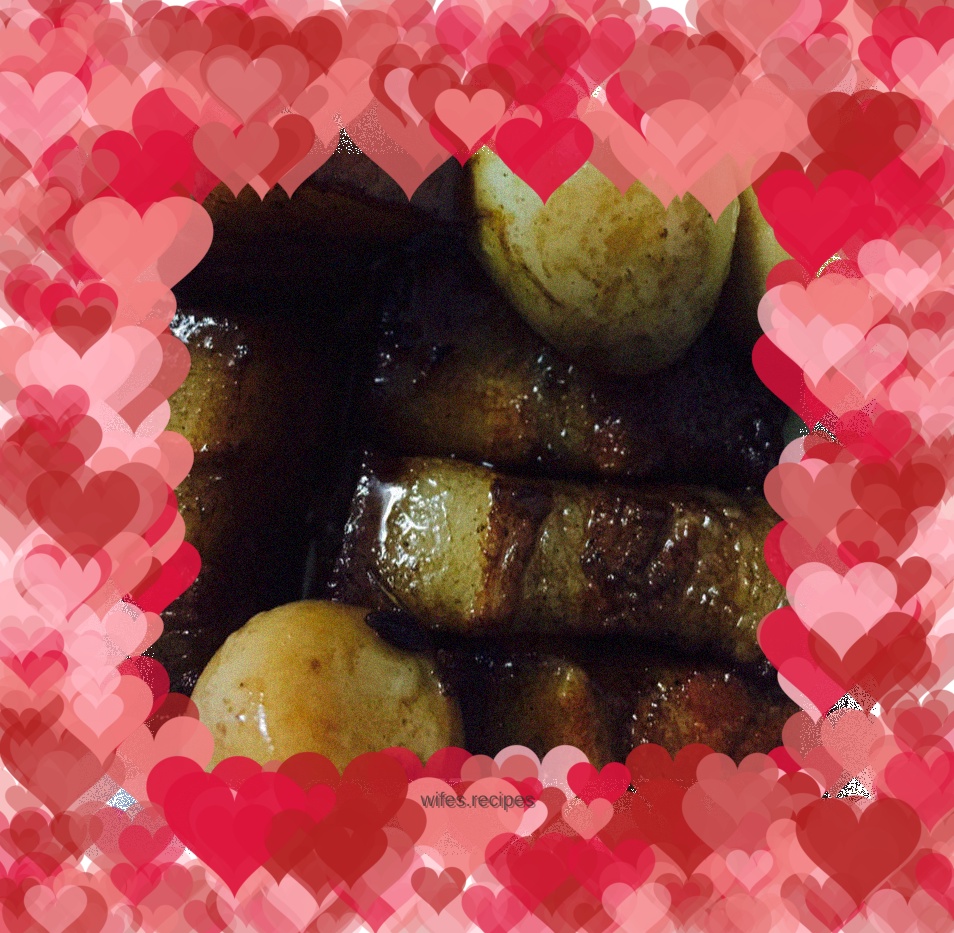 Braised pork and quail eggs
