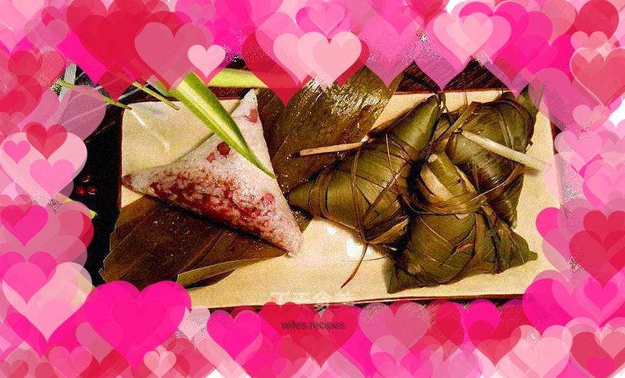 The simplest【Bean Paste Zongzi】