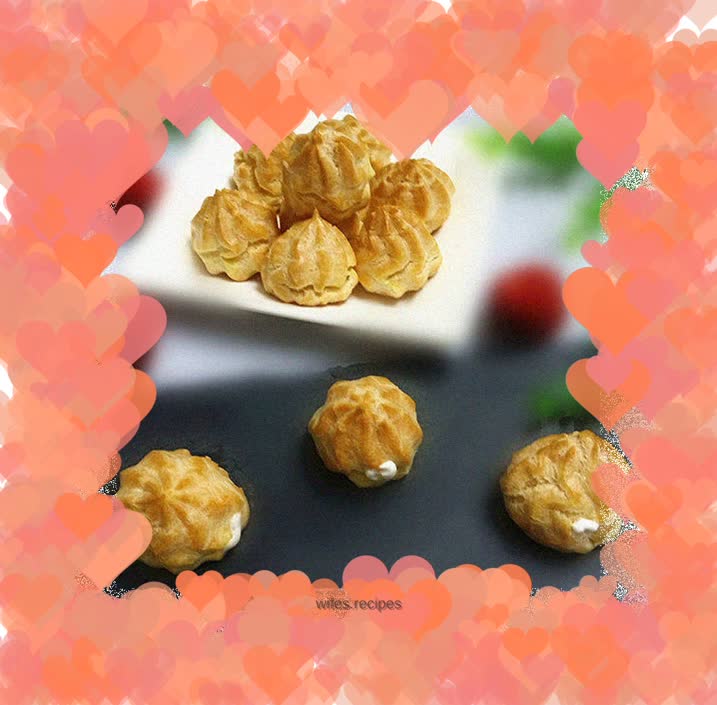 Cream puff (vegetarian version)