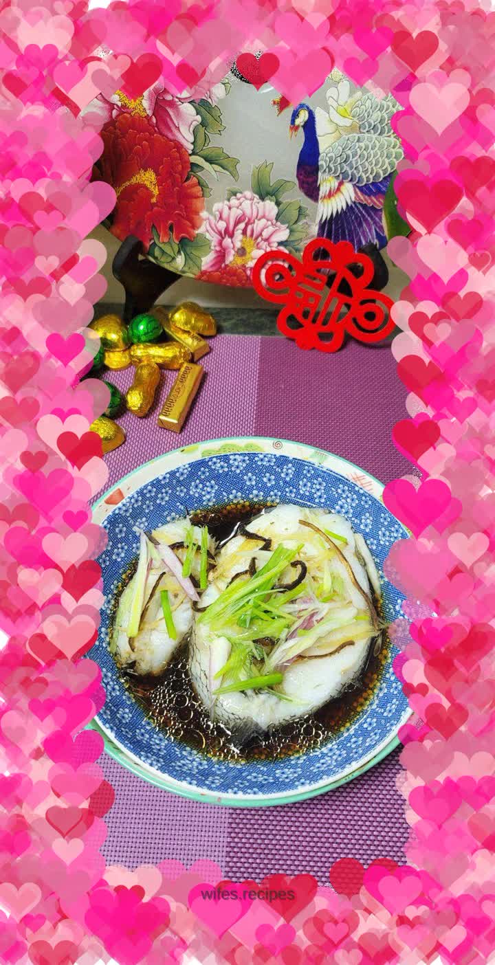 Steamed Cod with Tangerine Peel