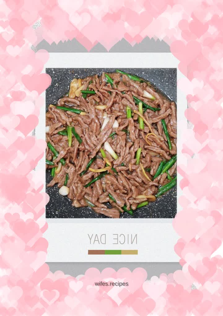 Stir-fried beef