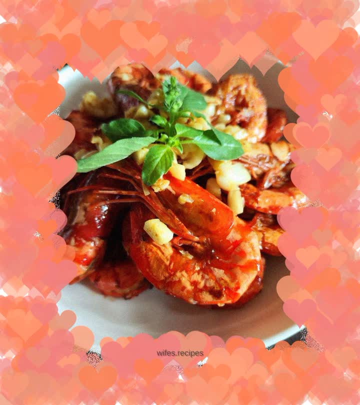 Garlic Black Tiger Prawns