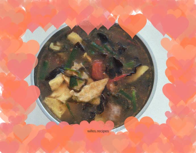 Hometown in Henan—Egg and Meat Soup