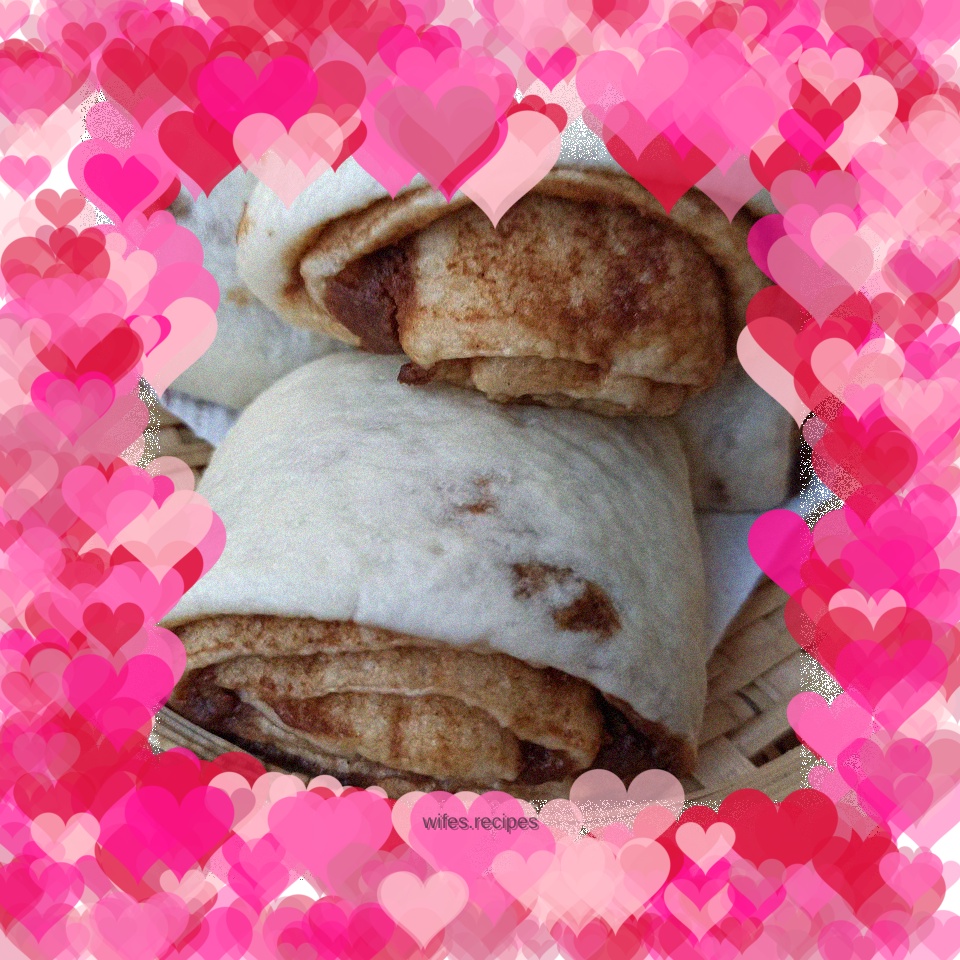 Sesame paste flower roll