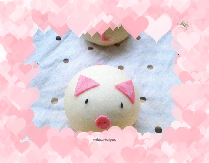 Piggy brown sugar buns - cuteness is not negotiable!