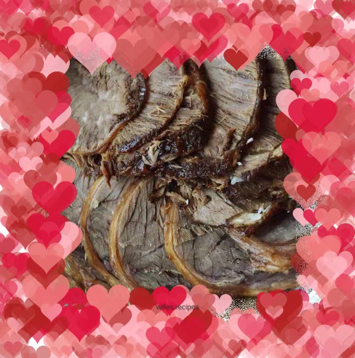 Beef with secret sauce