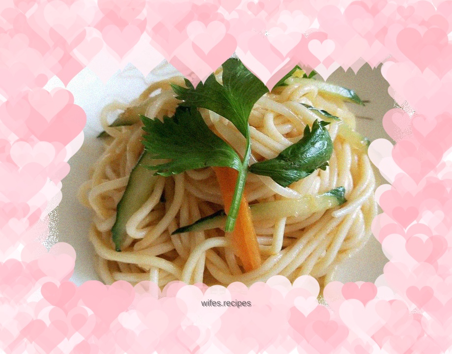 Refreshing sesame paste cold noodles