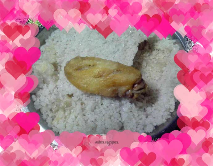 Gauze paper salt baked chicken wings