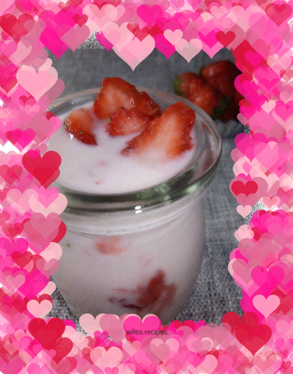 Strawberry yogurt