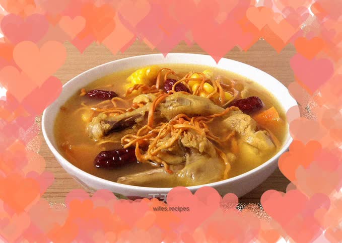 Cordyceps Flower Chicken Soup