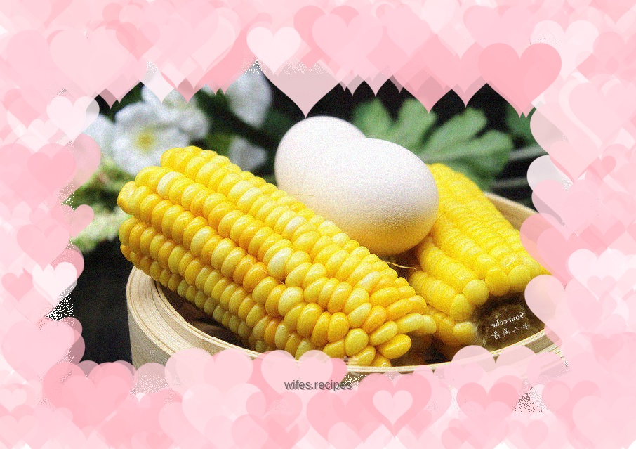 Steamed Corn with Honey Sauce