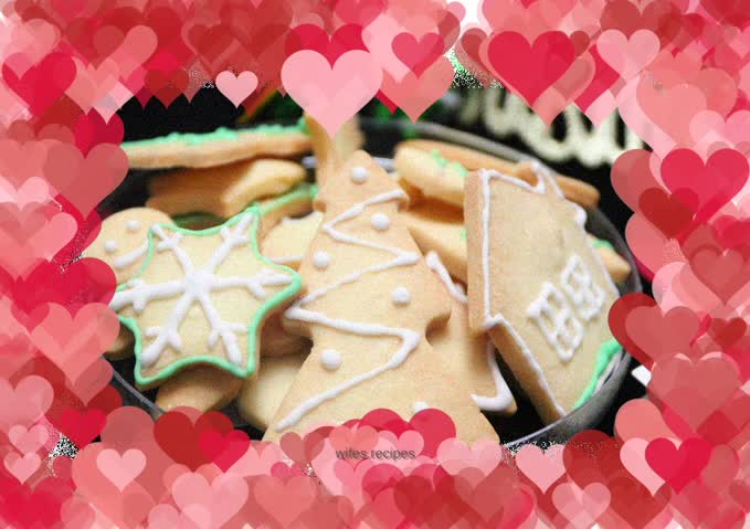 Christmas Frosted Cookies