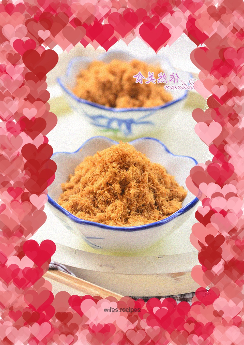 Fragrant olive oil pork floss