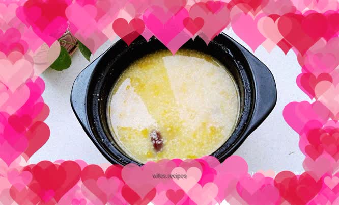 Casserole with pumpkin and millet porridge
