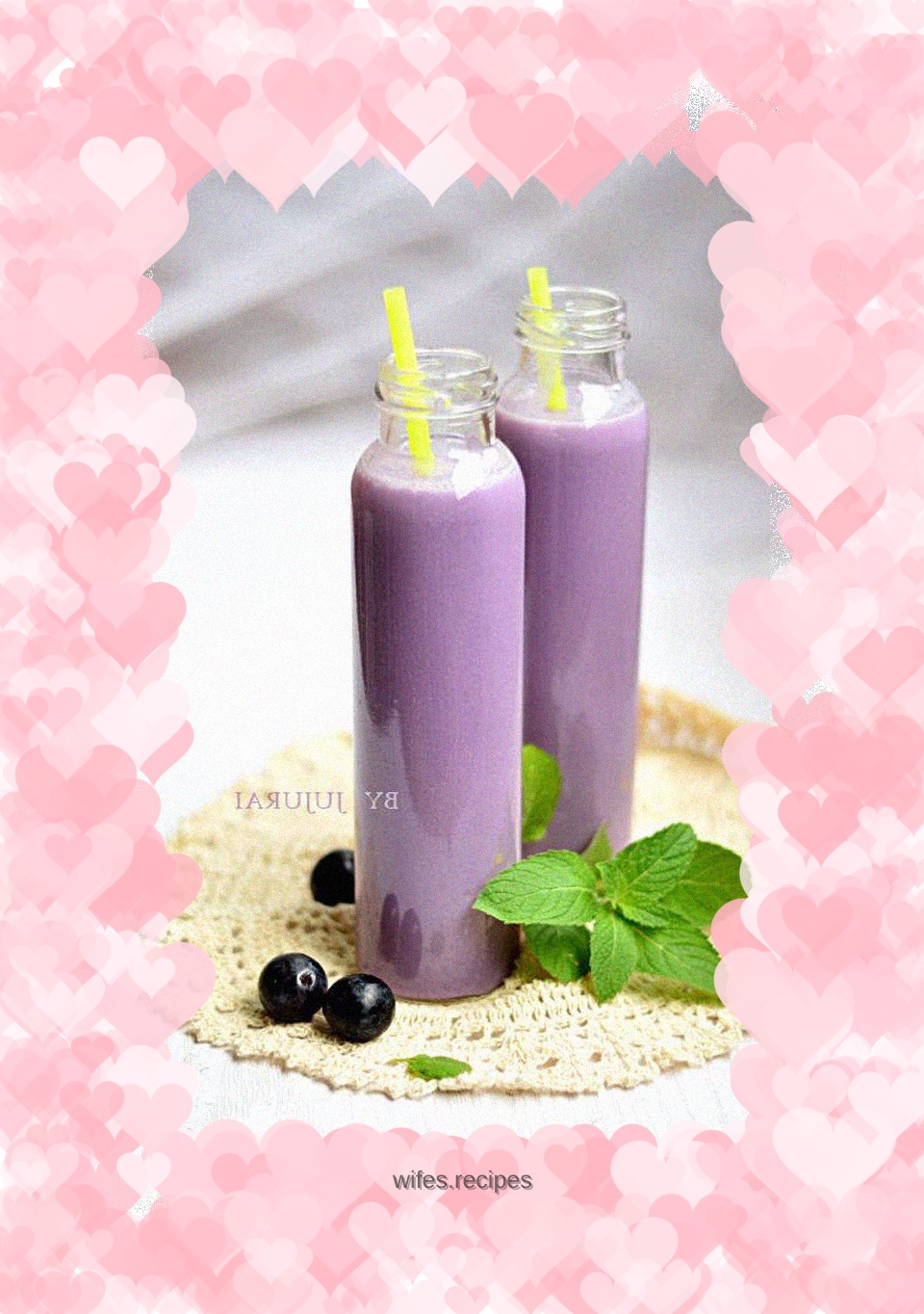 Purple sweet potato milkshake