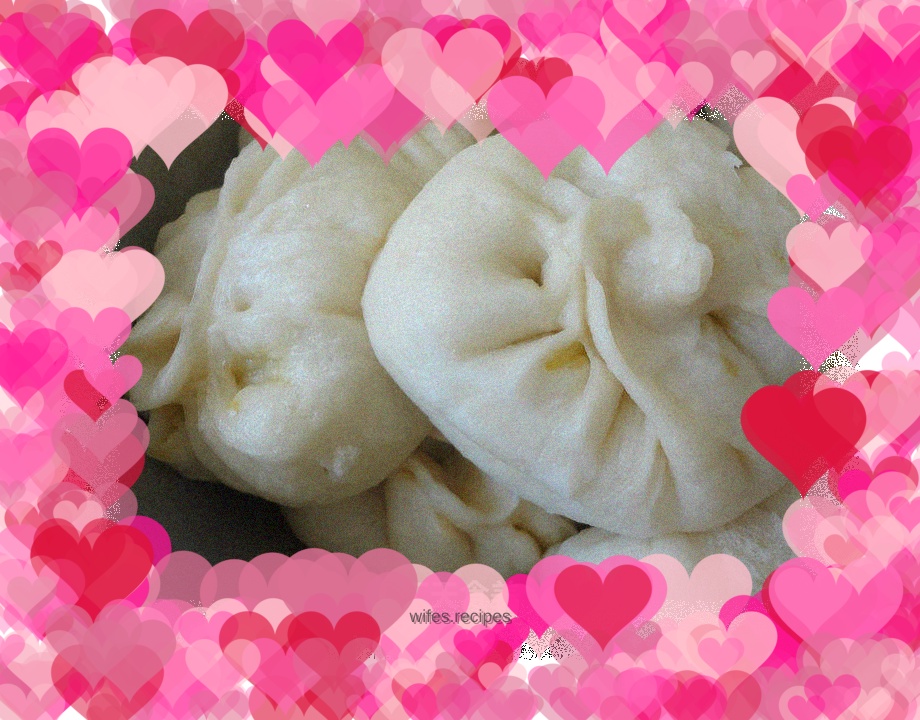 Winter melon, green pepper, celery and meat buns