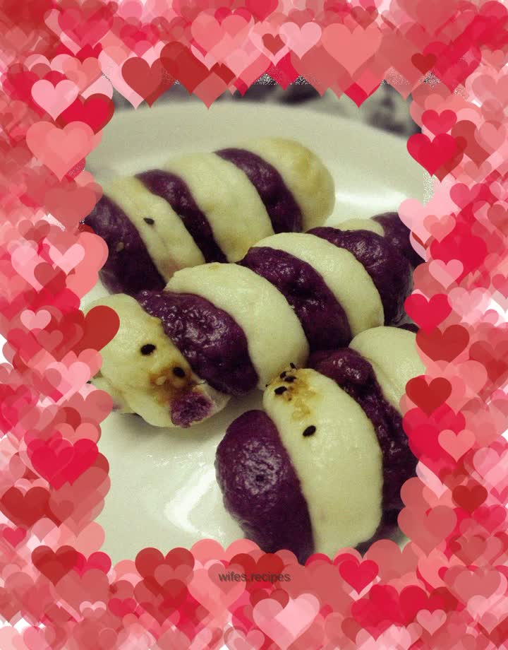 Cute yam skewers