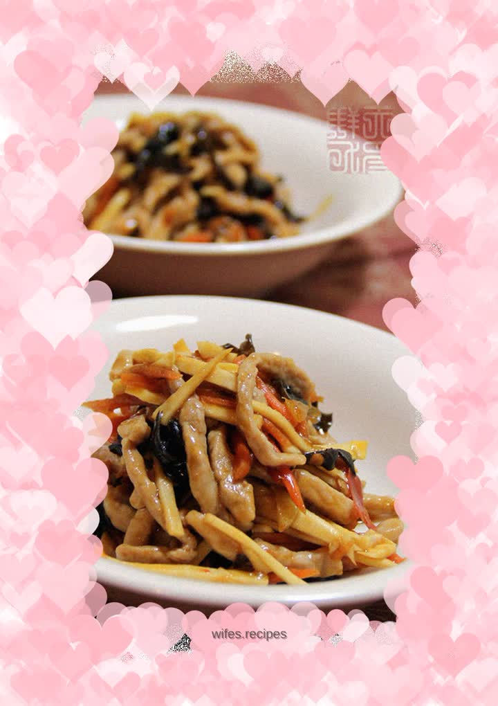 Fish-flavored shredded pork