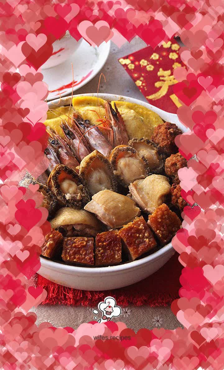 Bowls full of Hakka Poon Choi