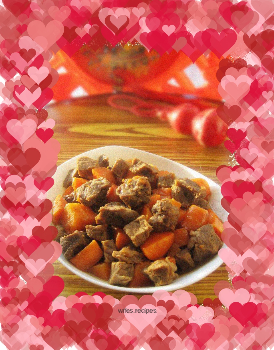 Beef stew with carrots