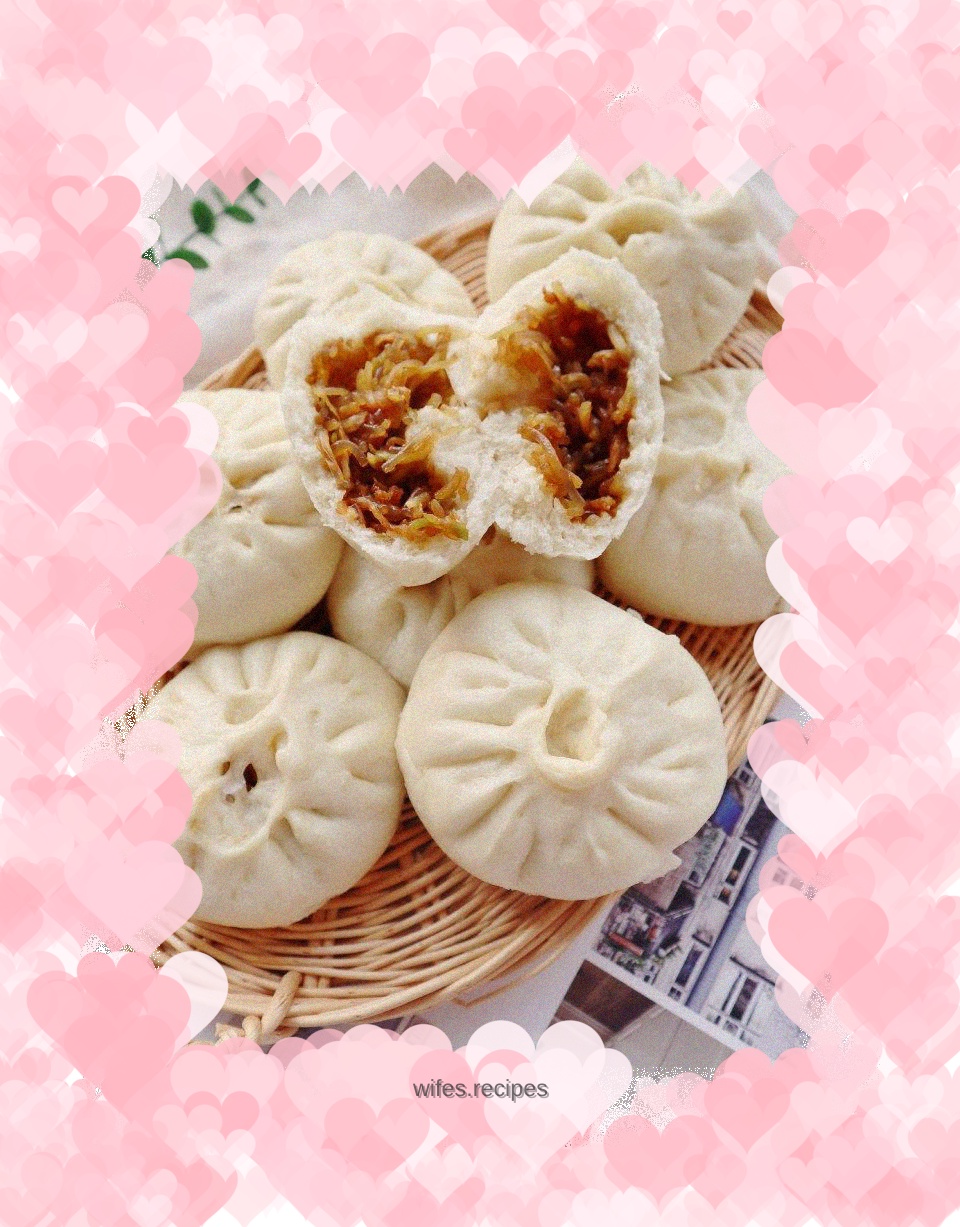 White radish vermicelli vegetarian buns that are more delicious than meat (with filling instructions included)