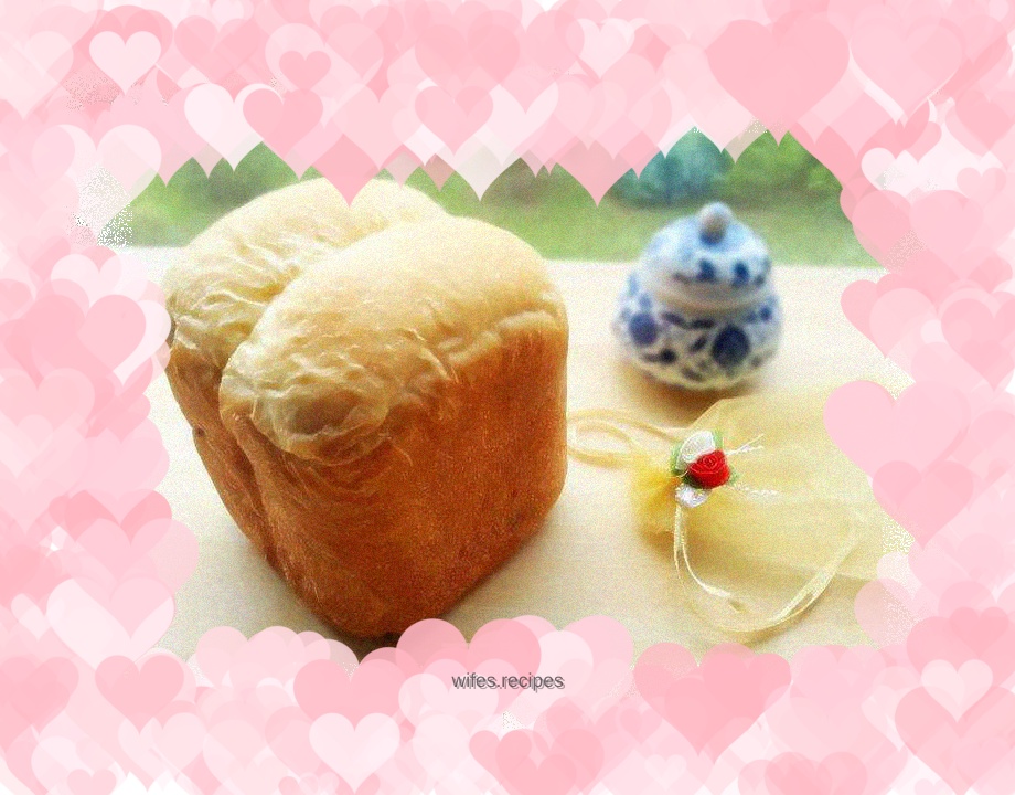 Bread machine version of raisin toast