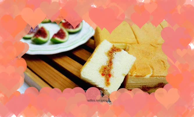 Yogurt and meat floss cake – less oil version