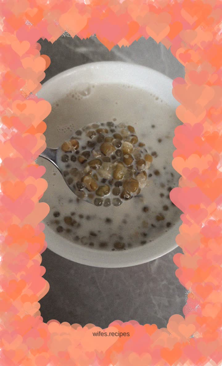 Mung bean sago syrup