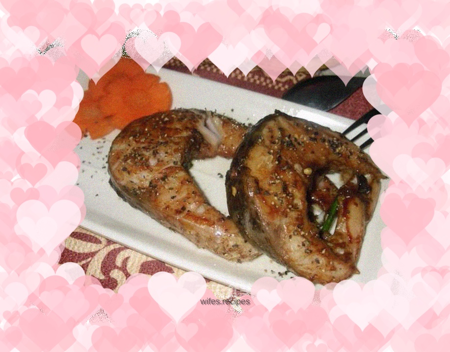 Black pepper grilled fish