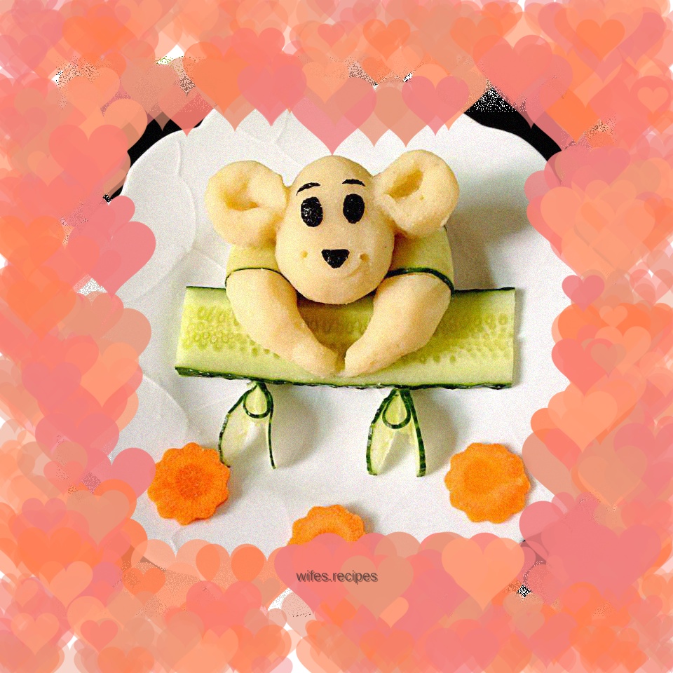 Cartoon mashed potatoes