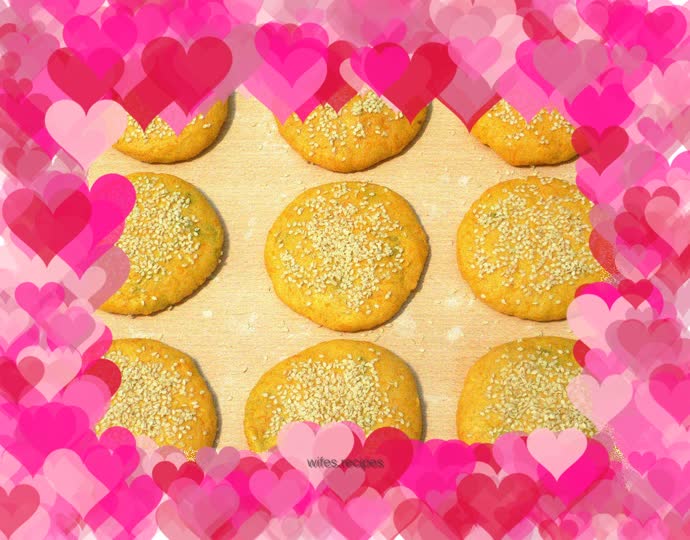 Pumpkin cake with bean paste