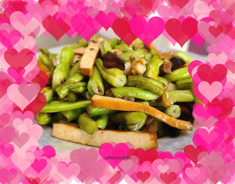 Stir-fried Dried Tofu with Green Beans