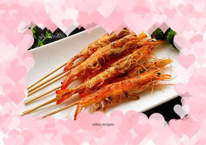 Grilled Prawns with Sea Salt
