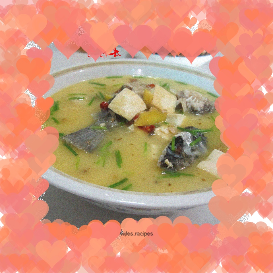 White pepper tofu and fish soup