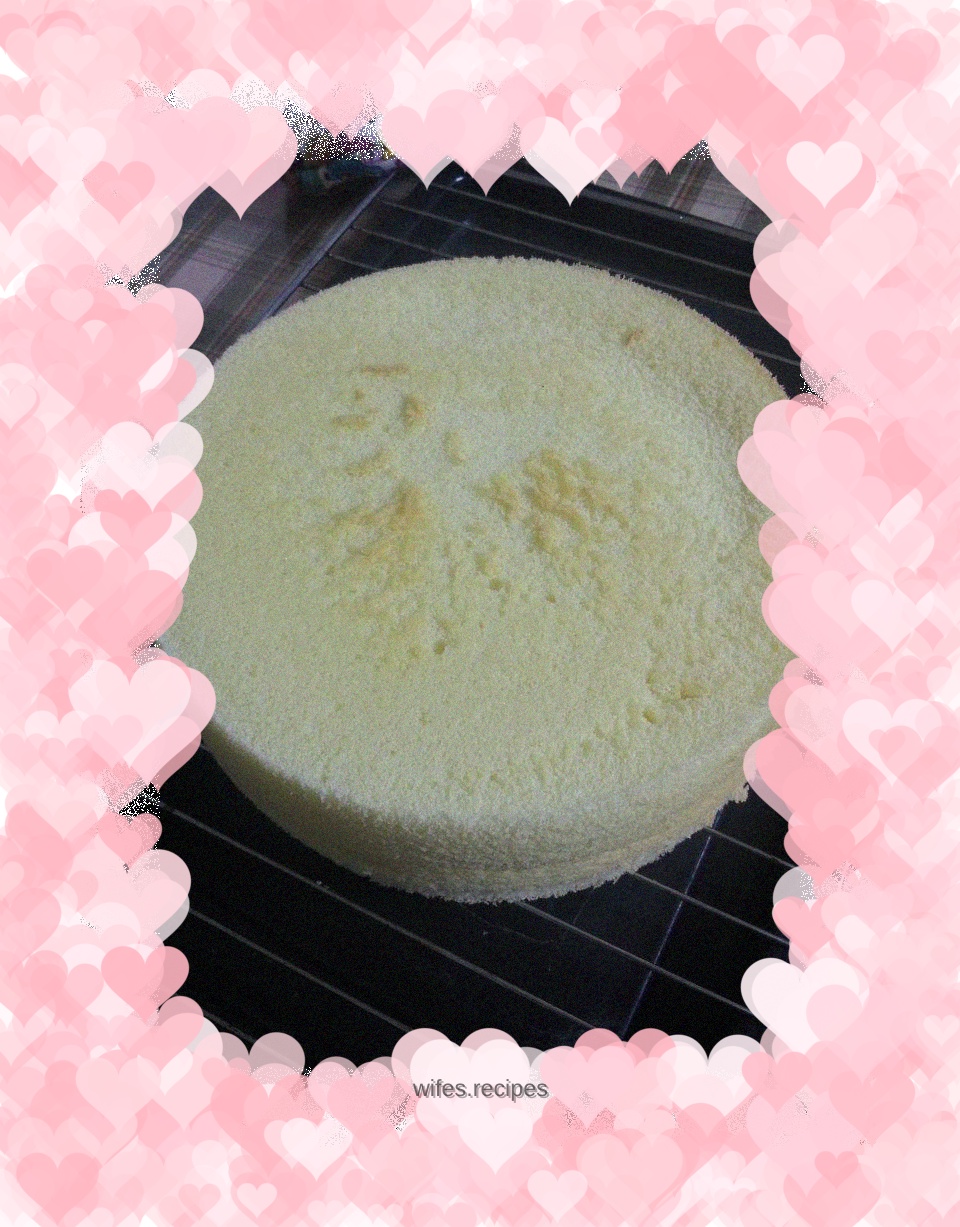 Eight-inch chiffon cake