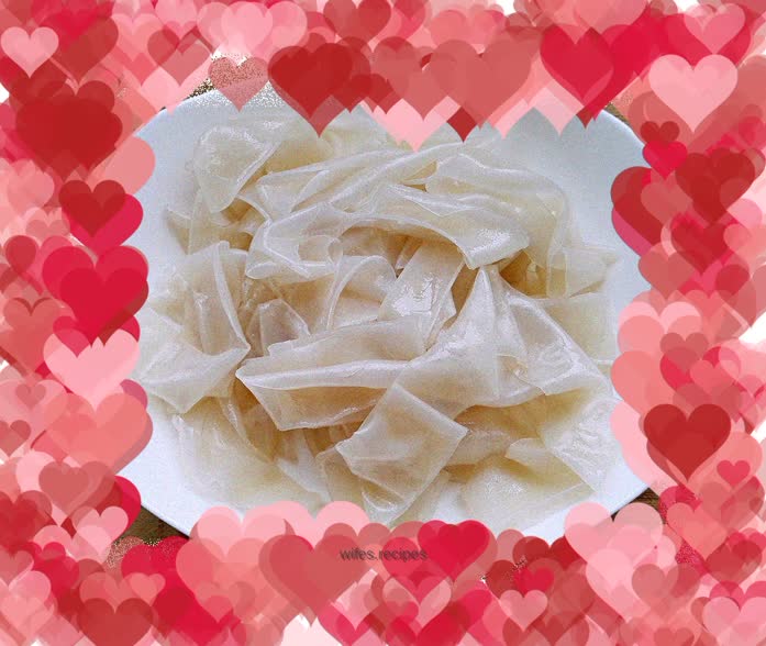 Variety of pasta homemade cold skin