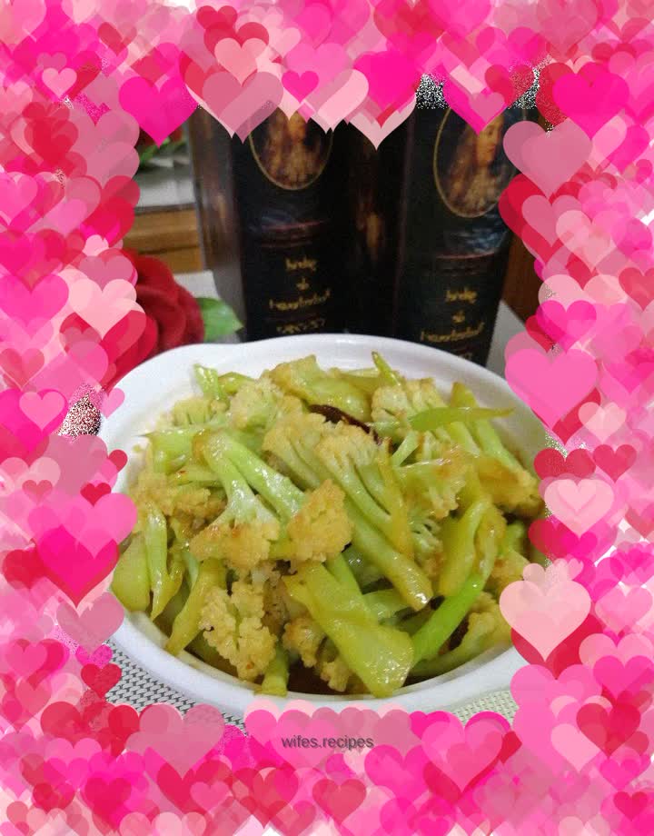 Stir-fried cauliflower with sweet and spicy sauce