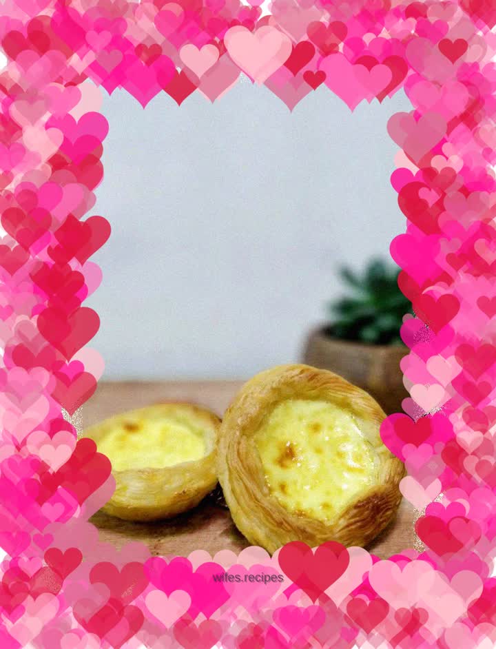 Make egg tarts in ten minutes without failure