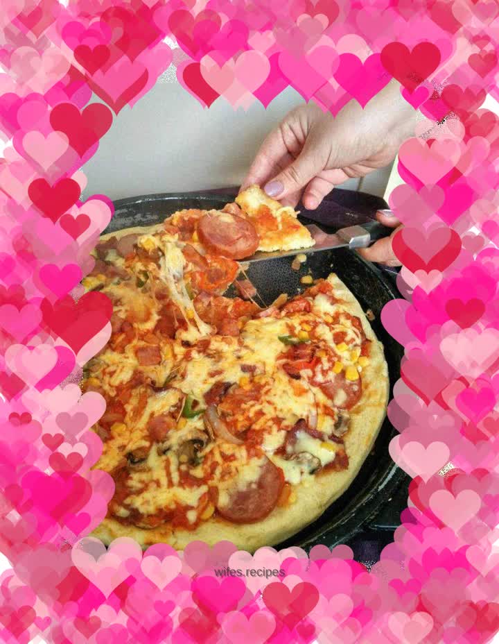 Electric pan pizza