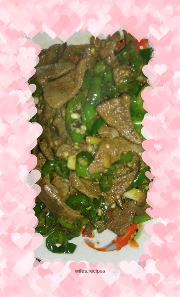 Spicy stir-fried pork liver