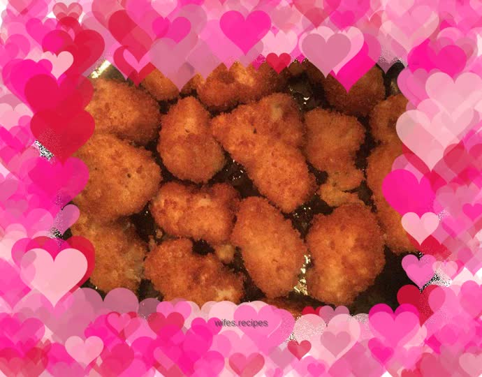 Delicious chicken popcorn