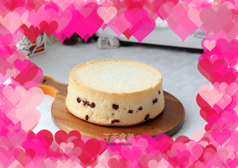 Angel cake (cranberry)