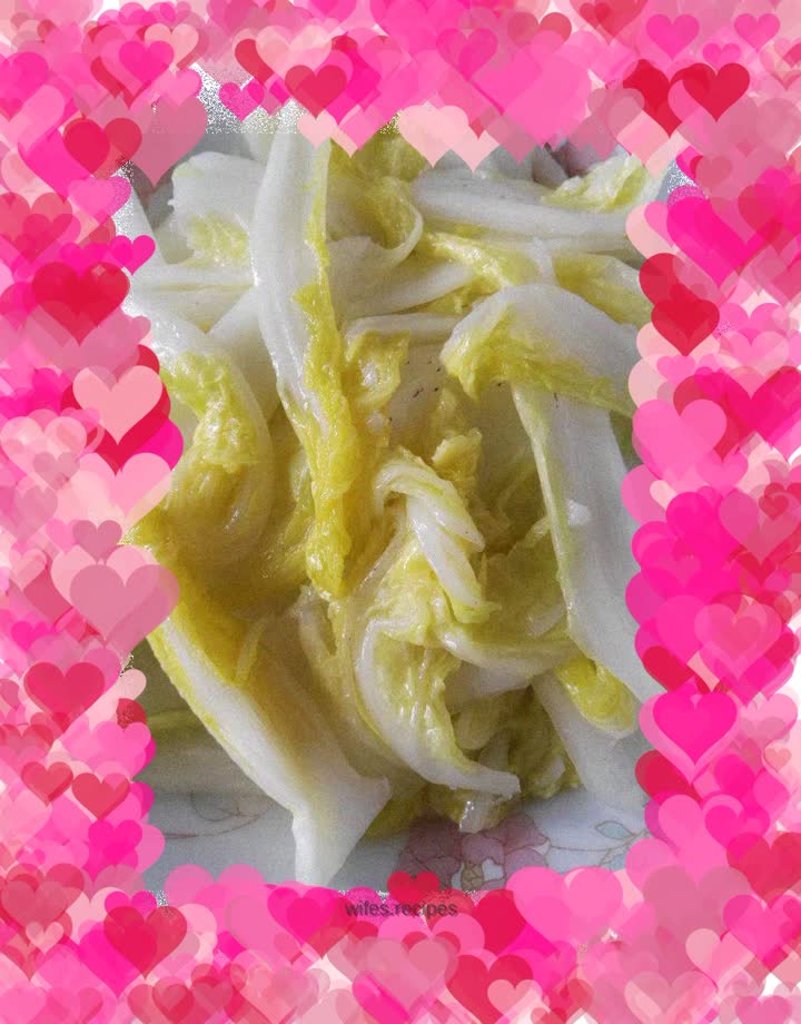 Baby Cabbage with Garlic Sauce