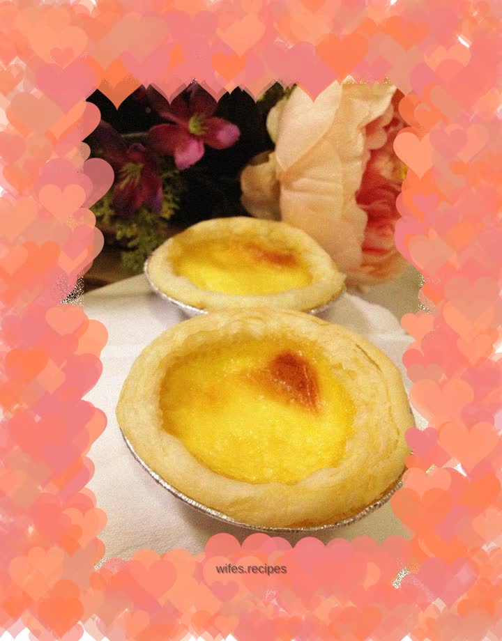 Egg tart (microwave oven simple version)